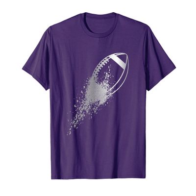 Football Quarterback Lineman Vintage Football Player T-Shirt