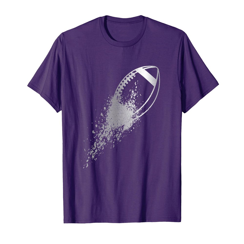 Football Quarterback Lineman Vintage Football Player T-Shirt