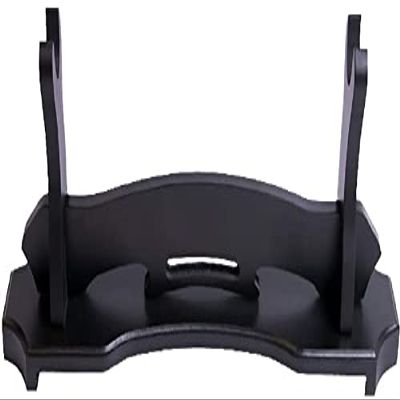 CNLQ Katana Stand Assembly - Black Samurai Sword Holder Rack Display for Katana, Wakizashi, Tanto