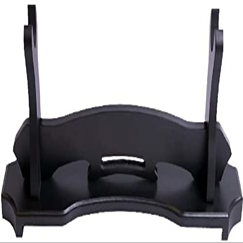 CNLQ Katana Stand Assembly - Black Samurai Sword Holder Rack Display for Katana, Wakizashi, Tanto