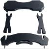 CNLQ Katana Stand Assembly - Black Samurai Sword Holder Rack Display for Katana, Wakizashi, Tanto view 3