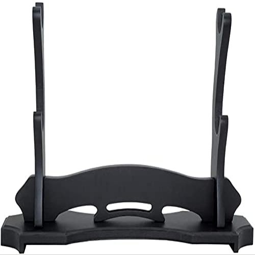 CNLQ Katana Stand Assembly - Black Samurai Sword Holder Rack Display for Katana Wakizashi Tanto