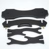 CNLQ Katana Stand Assembly - Black Samurai Sword Holder Rack Display for Katana Wakizashi Tanto view 3