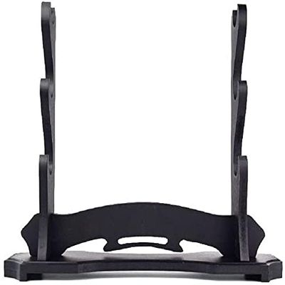 CNLQ Sword Stand Katana Stand Assembly Black Samurai Sword Holder Stand Rack Display for Katana Wakizashi Tanto