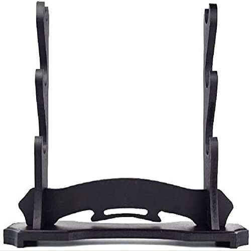 CNLQ Sword Stand Katana Stand Assembly Black Samurai Sword Holder Stand Rack Display for Katana Wakizashi Tanto