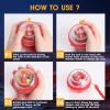 JIN BD Wrist Trainer Ball Auto-Start Gyroscopic Forearm Exerciser Gyro Ball for Strengthen Arms, Fingers, Grip and Muscles view 4