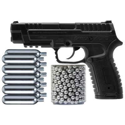 ARMYBOY Kit for Gamo P-430 - Dual Ammo .177 Cal BB & Pellet Pistol CO2 Semi-Auto 13 Rd Magazine - Pellet Gun Air Gun Pistol Kit (Gun + CO2 + BBS)