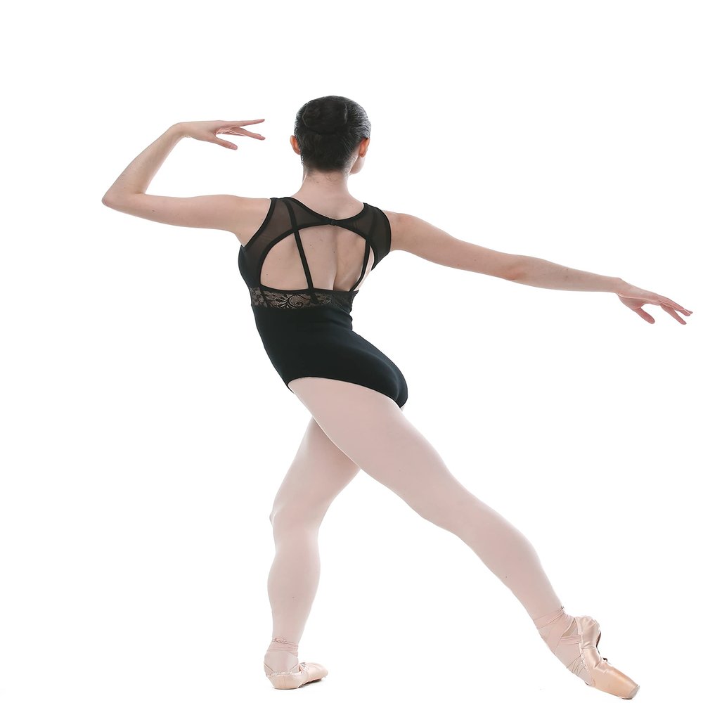 Dance Favourite Lace Leotards with Open Back 03D0226 (M)