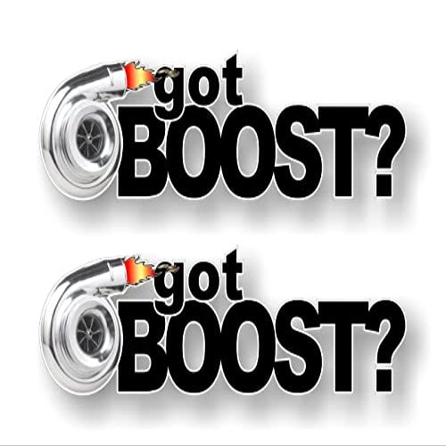 2 GOT Boost 9'' Vinyl Decals Blower Supercharger Turbo Diesel Boost Blown Charger JDM Stickers(2 Decals)