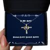 Unique Aunt Gifts, Savage Classy Bougie Auntie, Gag Mother's Day Cross Dancing Necklace Gifts for view 1
