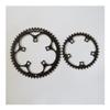 MYEEI Road Bicycle Chainring Double Sprocket 110 BCD 50T 48T 46T 36T 34T Road Bicycle Chainwheel Folding Bike Chain Wheel Black (Color : 46/34T) view 1