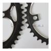 MYEEI Road Bicycle Chainring Double Sprocket 110 BCD 50T 48T 46T 36T 34T Road Bicycle Chainwheel Folding Bike Chain Wheel Black (Color : 46/34T) view 3