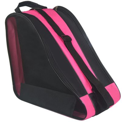 Gooyule Roller Skate Bag, Adjustable Shoulder strap Ice Skate Bags for Girls Boys and Most Adults, Large Capacity Skate Bag Fits Quad Skates, Inline Skate and Most Roller Skating Accessories
