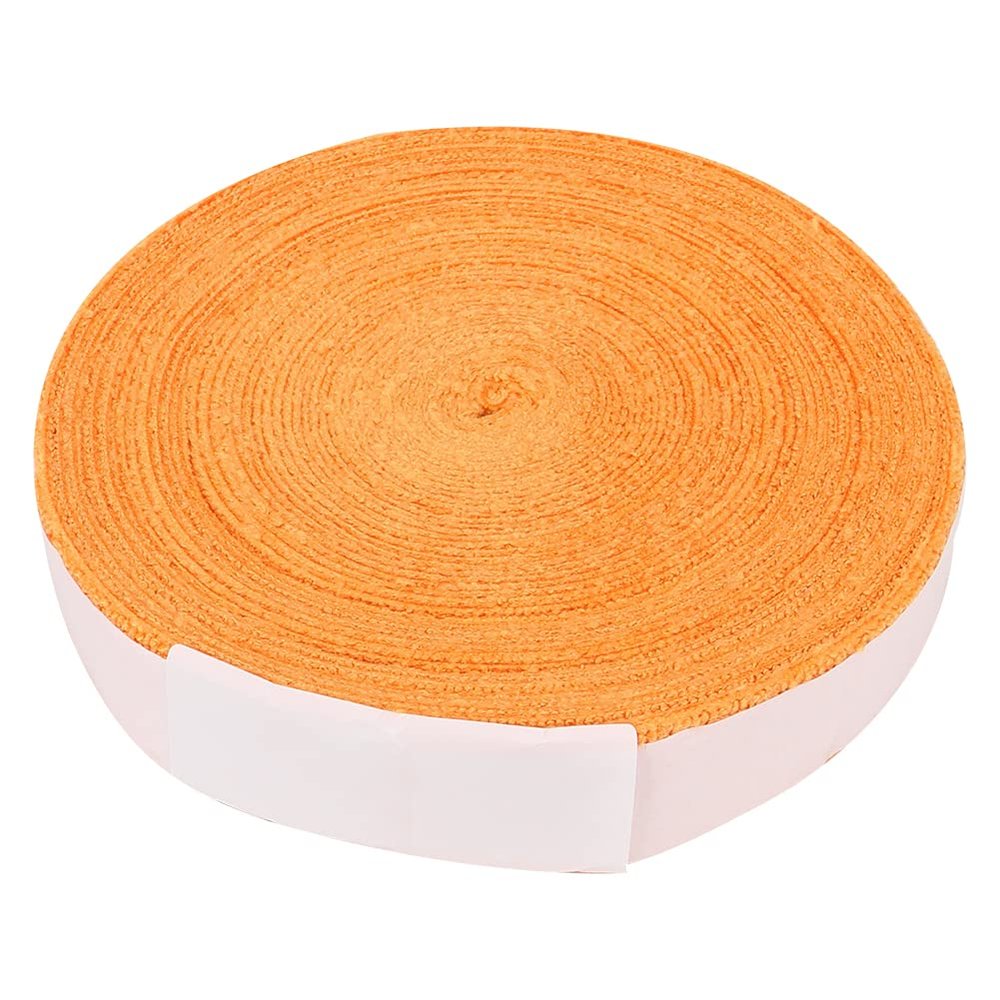01 02 015 Racket Grip Tape, Anti-Slip Breathable Sweat Absorption Tennis Overgrip Tape Tennis Racket Grip Tape for Tennis Rackets for Badminton Rackets(Orange)
