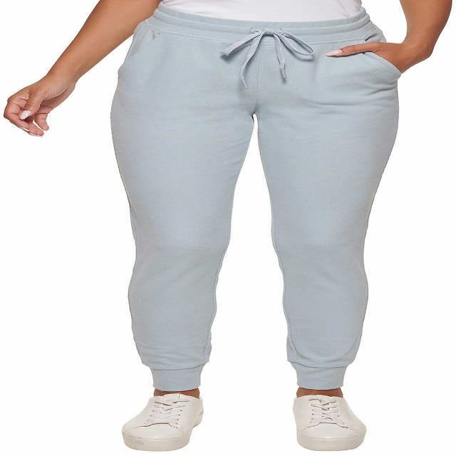 Andrew Marc Marc New York Womens Ribbed Midweight Jogger (as1, Alpha, x_l, Regular, Regular, Serenity Blue)
