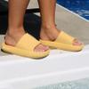 FROGG TOGGS Women's Squisheez Comfort Pool Slide, enjoy walking on millions of tiny air bubbles, Marshmallow, 8 view 4