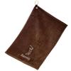 101 BEACH Personalized Men's Golf Bag Towel with Embroidered Name (Brown - Embroidered Name Man) view 1