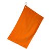 101 BEACH Cotton Golf Bag Towel with Clip (Orange)