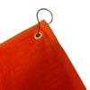 101 BEACH Cotton Golf Bag Towel with Clip (Orange) view 3