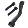 01 02 015 180mm Disc Brake Adapter, CNC Process Excellent Post Mount Disc Brake Adapter Anodic Oxidation with Screw for 180mm Disc Brake Systems view 1