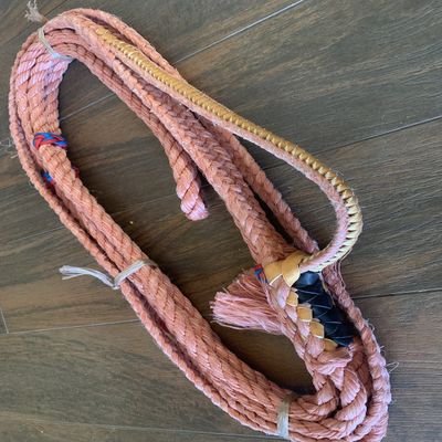 EPT Bull Rope Rust Poly Pro 9x7 Right Hand 7/8" x 1" - Bull Riding - EPT Bull Ropes 16'