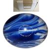 BuyBocceBalls - EPCO Duckpin Bowling Balls - - (4 3/4 inch- 3lbs. 10 oz.) Single - Marbleized - Blue & White - Made in USA view 1