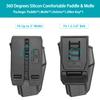 Compatible with Glock 17/19/23/31/32(Gen1-5), G22 (Gen 1-4), G19x/G44/G45,Level II Retention with Index Finger Release,Belt Clip&MOLLE view 4