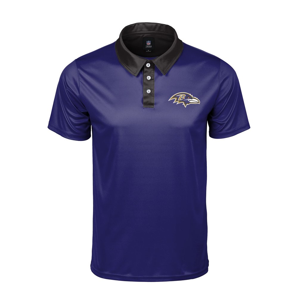 Baltimore Ravens NFL Mens Workday Warrior Polyester Polo - XL