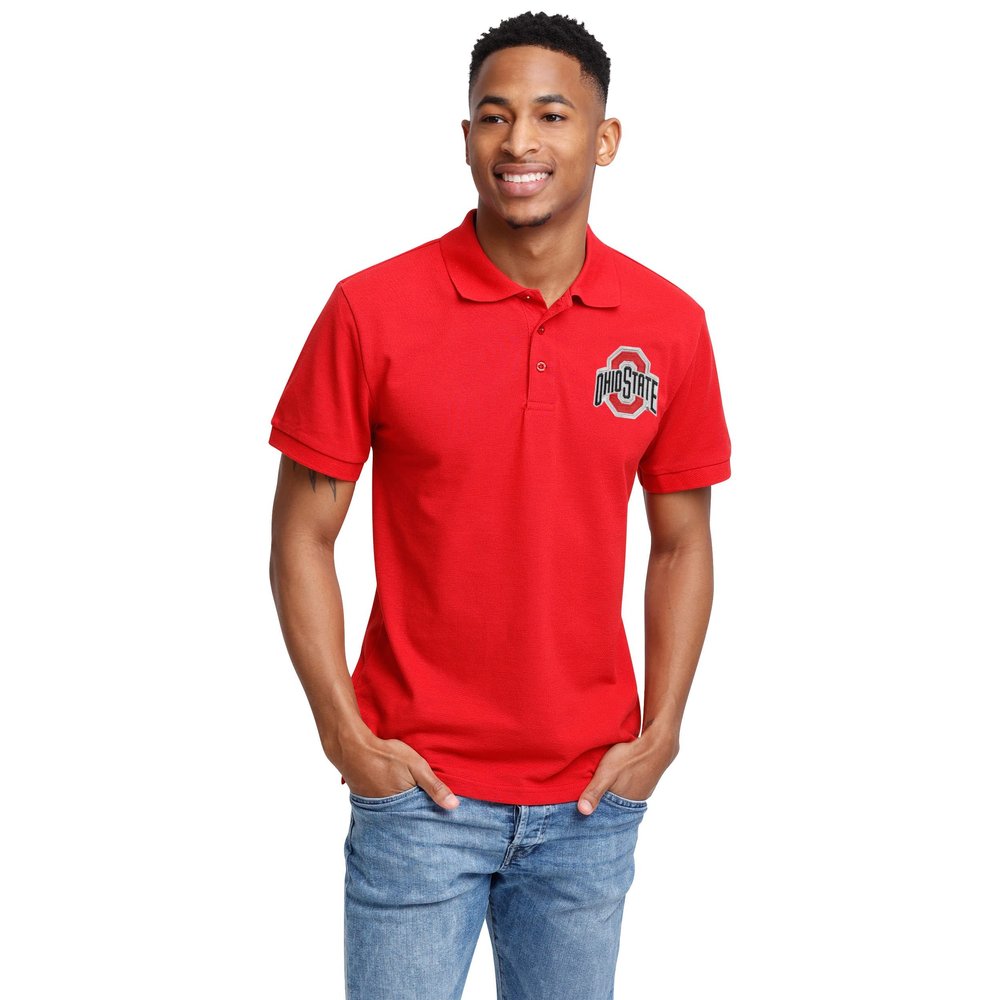 FOCO Ohio State Buckeyes NCAA Mens Casual Color Polo - XXL
