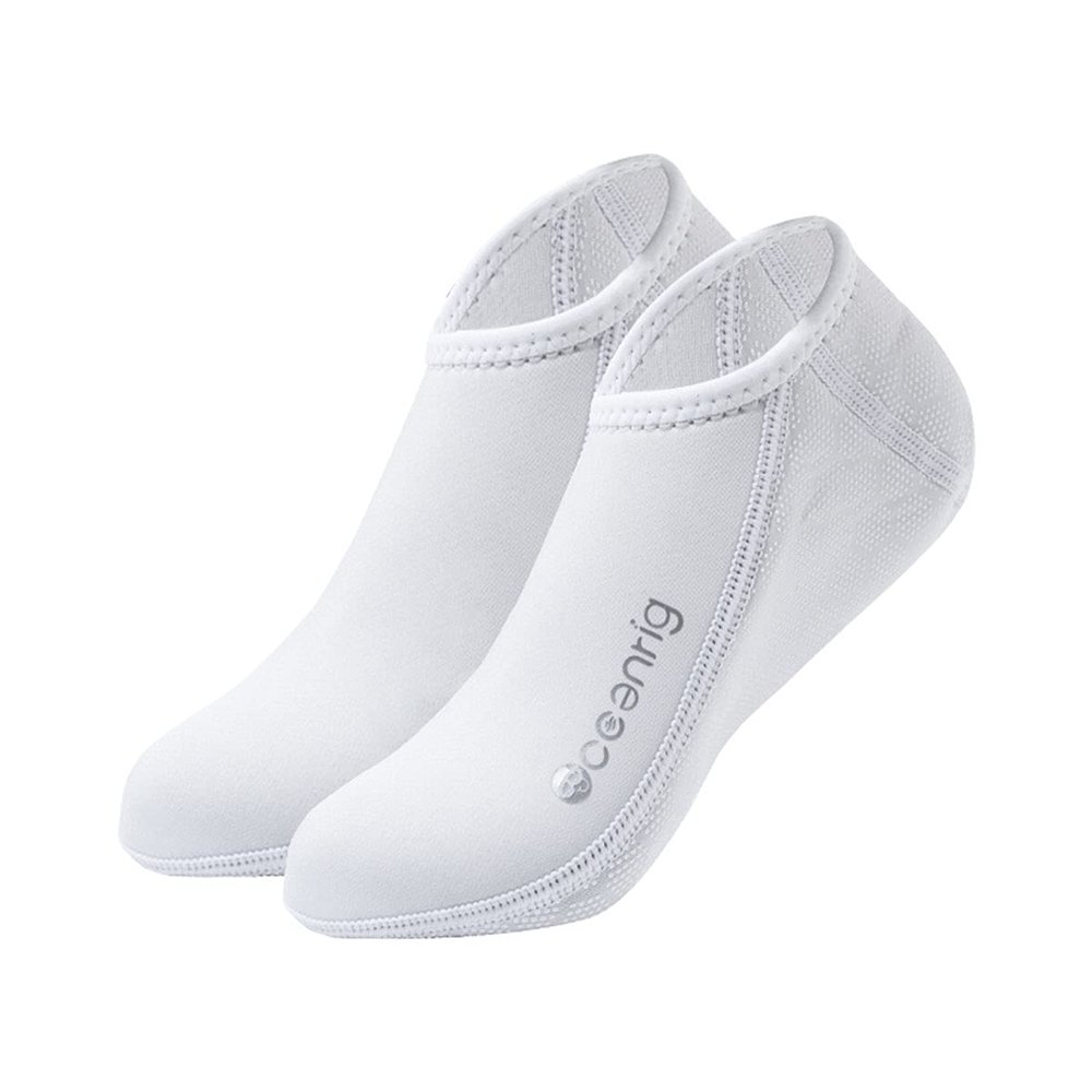 nitescuba Diving Socks,2.5mm Neoprene Wetsuit Beach Volleyball Fin Water Socks for Snorkeling Surfing Swimming,White,XL