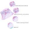 Bucket Hat Reversible Packable Tie Dye Hats Double Side Reversible Beach Sun Kids Hats (D) view 3