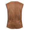 Kranchungel Pirate Vest Mens Costume: Renaissance Costume Men Medieval Viking Gothic Steampunk Vest Outfit for Themed Parties Light Brown 2X-Large view 2