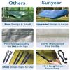Sunyear Camping Hammock-Hammocks with Net and Rain Fly Tarp - Portable Single&Double Lightweight Nylon Parachute Hammocks with Hammock Tree Straps for Backpacking Hiking Travel Camping Indoor Outdoor view 2