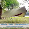 Sunyear Camping Hammock-Hammocks with Net and Rain Fly Tarp - Portable Single&Double Lightweight Nylon Parachute Hammocks with Hammock Tree Straps for Backpacking Hiking Travel Camping Indoor Outdoor view 3