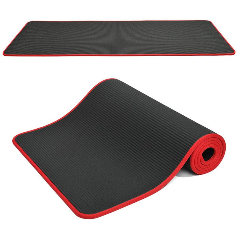 Gotrayszhongyi 10mm Yoga Mat Extra Thick1830*610mm N R B Non-Slip Pillow Mat for Men Women Fitness Tasteless Gym Exercise Pads Pilates Yoga Mat
