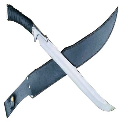 EGKH-24 Blade Hunting Sword-Handmade Knife-Balance oil tempered-Heavy duty Knife- Hand Forged-Functional-Carbon steel-tempered-Custom knife Silver, Black, Gold 32 inch