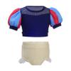 Dressy Daisy Baby Girls Princess 2 Piece Tankini Swimsuit Swimwear Swimming Bathing Suit Size 12-24 Months, Short Sleeve view 1