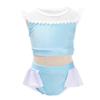 Dressy Daisy Toddler Girls Princess 2 Piece Tankini Swimsuit Swimwear Swimming Bathing Suit with Skirt Size 4T, Blue view 1