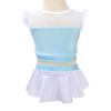 Dressy Daisy Toddler Girls Princess 2 Piece Tankini Swimsuit Swimwear Swimming Bathing Suit with Skirt Size 4T, Blue view 2