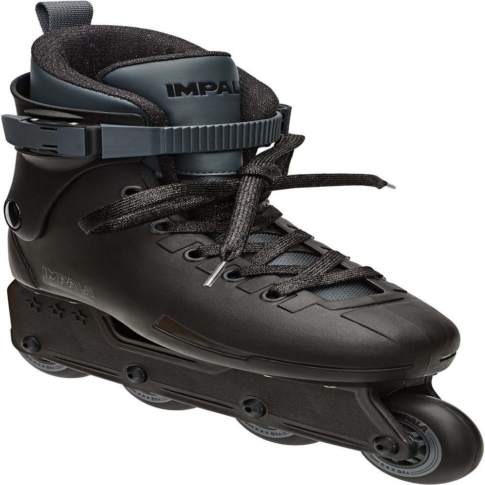 Impala Rollerskates Impala Lightspeed Inline Skate Black 13 (US Men's 11, Women's 13) M