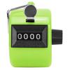 TenNuoDa 4-Digit Tally Counters,Hand Tally Counter 4-Digits Plastic Knob Reset Handheld Counting Tool with Hook Tool Handheld Counter Sports Supplies(Green) view 1
