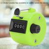 TenNuoDa 4-Digit Tally Counters,Hand Tally Counter 4-Digits Plastic Knob Reset Handheld Counting Tool with Hook Tool Handheld Counter Sports Supplies(Green) view 3