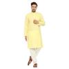 ITOS365 Men Cotton Blend Kurta Pyjama Set Party Fashion Regular Ethinic Wear Indian Dress Gift for Men Lemon Medium view 1