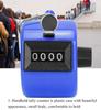 TenNuoDa 4-Digit Tally Counters,Hand Tally Counter 4-Digits Plastic Knob Reset Handheld Counting Tool with Hook Tool Handheld Counter Sports Supplies(Blue) view 2