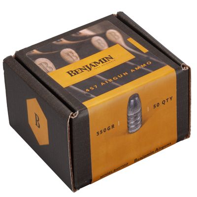 Benjamin .457-Caliber 350-Grain Flat Point Pellets B457350 (50-Count)