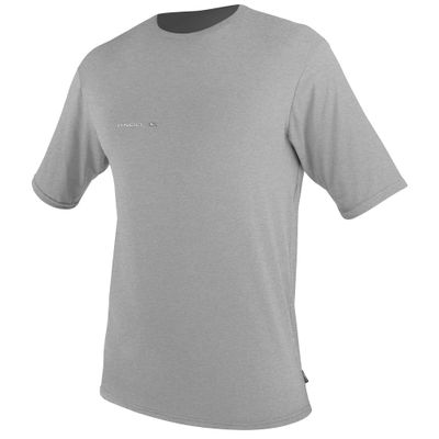 O'Neill Mens Hybrid Short Sleeve Sun Shirt, UPF 50+ Sun Protection, Rash Prevention for Surfing and All Water Activities, Overcast, X-Large
