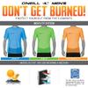 O'Neill Mens Hybrid Short Sleeve Sun Shirt, UPF 50+ Sun Protection, Rash Prevention for Surfing and All Water Activities, Overcast, X-Large view 3