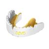 OPRO Gold Level Braces Mouth Guard, Moldable Mouthguard for Comfort & Fit for Boxing, Hockey, MMA, UFC, Football, Braces Protection, Youth & Adult Mouthguard with Case Included, White view 1