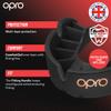 OPRO Bronze Level Sports Mouthguard  Custom-Fit, Breathable, Slim Design  Protective Mouth Guard for Football, Wrestling, Boxing, MMA, Lacrosse & All Contact Sports, Case Included  White, Adult view 3