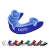 OPRO Sports Mouth Guard Silver Level  Moldable, Multi-Layer Protection for Boxing, Hockey, Rugby, MMA, Jiu Jitsu, UFC & Football  Includes Mouth Guard Case (Adult, Dark Blue) view 1